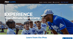 Desktop Screenshot of procamps.com